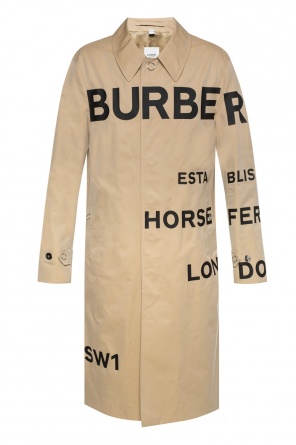 ‘keats’ logo-printed coat, zdjęcie 1 ‘keats’ logo-printed coat od Burberry